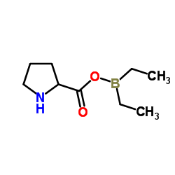 2-{[(Diethylboryl)oxy]carbonyl}pyrrolidine结构式