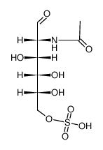 [(2R,3S,4R,5R)-5-acetamido-2,3,4-trihydroxy-6-oxohexyl] hydrogen sulfate structure