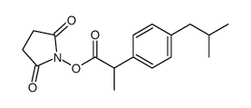 (2,5-dioxopyrrolidin-1-yl) 2-[4-(2-methylpropyl)phenyl]propanoate Structure