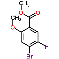 Methyl 4-bromo-5-fluoro-2-methoxybenzoate structure