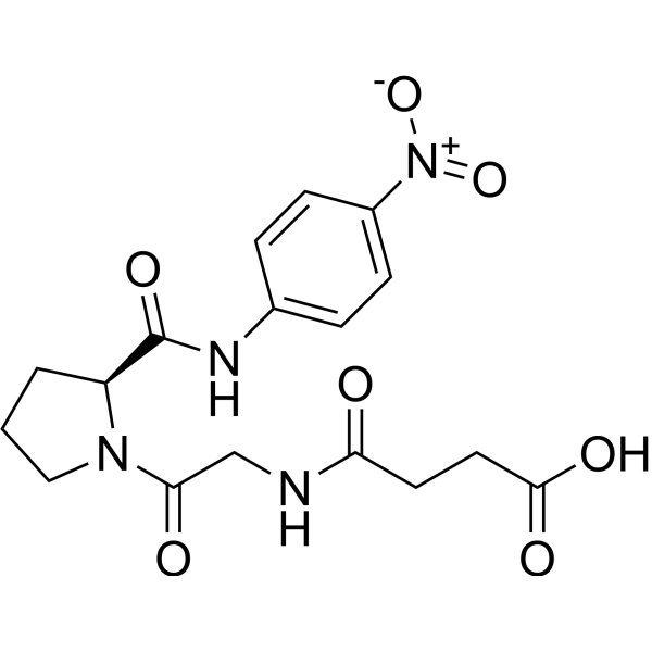 Suc-Gly-Pro-pNA结构式