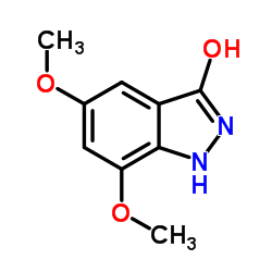 5,7-Dimethoxy-1,2-dihydro-3H-indazol-3-one Structure