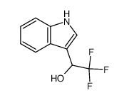 2,2,2-TRIFLUORO-1-(1H-INDOL-3-YL)-ETHANOL Structure