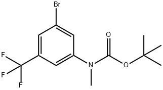 (3-Bromo-5-trifluoromethyl-phenyl)-methyl-carbamic acid tert-butyl ester图片