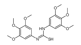 1,3-bis(3,4,5-trimethoxyphenyl)thiourea结构式