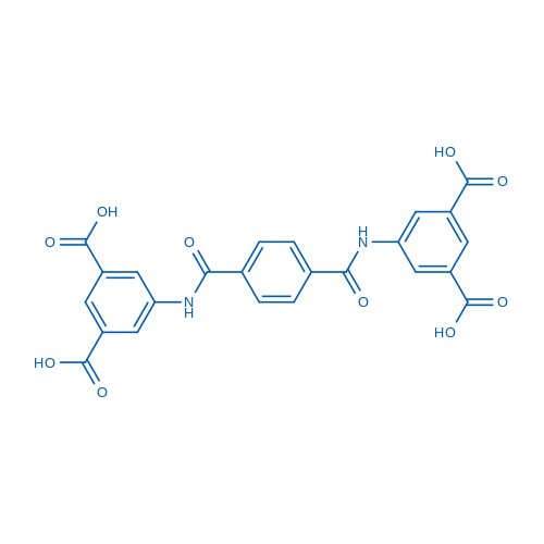 5,5'-(Terephthaloylbis(azanediyl))diisophthalic acid structure