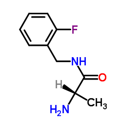 N-(2-Fluorobenzyl)alaninamide structure