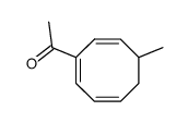 Ethanone, 1-(6-methyl-1,3,7-cyclooctatrien-1-yl)- (9CI) Structure