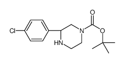 Tert-Butyl (S)-3-(4-Chlorophenyl)Piperazine-1-Carboxylate Structure