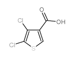 4,5-Dichloro-3-thiophenecarboxylic acid Structure