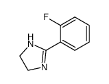 1H-IMIDAZOLE, 4,5-DIHYDRO-2-(2-FLOROPHENYL)-结构式