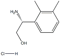 (2R)-2-AMINO-2-(2,3-DIMETHYLPHENYL)ETHAN-1-OL HYDROCHLORIDE结构式