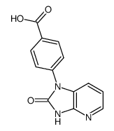 4-(2-oxo-2,3-dihydroimidazo[4,5-b]pyridin-1-yl)benzoic acid结构式