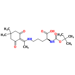 BOC-L-ORN(DDE)-OH结构式