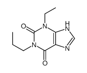 3-ethyl-1-propyl-7H-purine-2,6-dione结构式