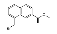 methyl 8-bromomethyl-2-naphthoate结构式