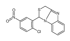 1-(2-Chloro-5-(hydroxy(oxido)amino)phenyl)-3H-[1,3]thiazolo[3,4-a]benz imidazole结构式