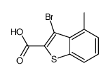 3-bromo-4-methyl-1-benzothiophene-2-carboxylic acid结构式