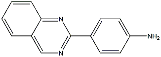 4-(quinazolin-2-yl)aniline结构式