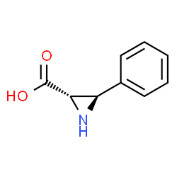 2-Aziridinecarboxylicacid,3-phenyl-,trans-(9CI) structure