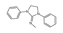 N-methyl-1,3-diphenylimidazolidin-2-imine结构式