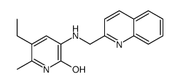 5-ethyl-6-methyl-3-(quinolin-2-ylmethylamino)-1H-pyridin-2-one Structure