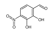 2,3-二羟基-4-硝基苯甲醛结构式