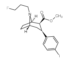 8-AZABICYCLO[3.2.1]OCTANE-2-CARBOXYLIC ACID, 8-(3-FLUOROPROPYL)-3-(4-IODOPHENYL)-, METHYL ESTER (1R,2S,3S,5S)-结构式