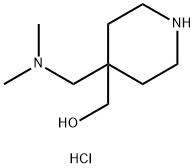 {4-[(dimethylamino)methyl]-4-piperidinyl}methanol dihydrochloride Structure