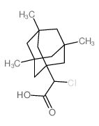 2-氯-2-(3,5,7-三甲基金刚烷-1-基)乙酸结构式