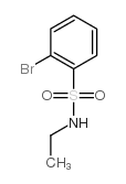 2-溴-N-乙基苯磺酰胺结构式