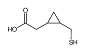 1-(mercaptomethyl)-cyclopropaneacetic acid结构式