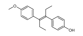 DIETHYLSTILBESTROLMONOMETHYLETHER structure