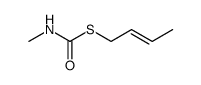 S-(E)-crotyl N-methylthiocarbamate结构式