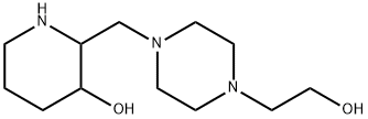 2-(4-(2-hydroxyethyl)piperazinomethyl)-3-hydroxypiperidine结构式