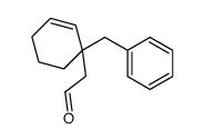 2-(1-benzylcyclohex-2-en-1-yl)acetaldehyde Structure