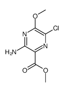 methyl 3-amino-6-chloro-5-methoxypyrazine-2-carboxylate Structure