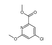 4-氯-6-甲氧基吡啶甲酸甲酯结构式