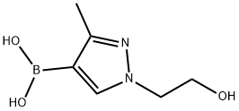 3-Methyl-1-(hydroxyethyl)pyrazole-4-boronic acid picture