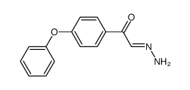 ω-Hydrazono-4-phenoxy-acetophenon结构式