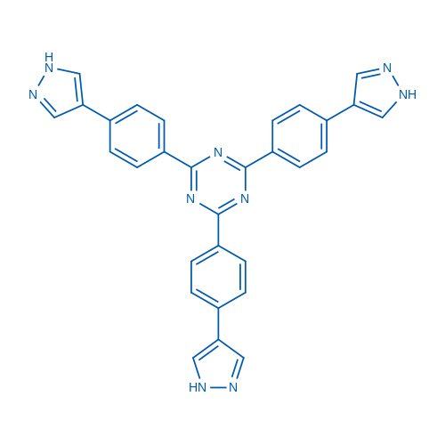 2,4,6-三(4-(1H-吡唑-4-基)苯基)-1,3,5-三嗪图片