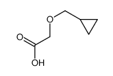 2-(cyclopropylmethoxy)acetic acid Structure