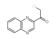 Ethanone,2-chloro-1-(2-quinoxalinyl)- Structure