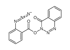 (4-oxo-1,2,3-benzotriazin-3-yl) 2-azidobenzoate结构式