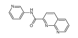 1,8-Naphthyridine-2-carboxamide,N-3-pyridinyl-(9CI) Structure