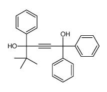 5,5-dimethyl-1,1,4-triphenylhex-2-yne-1,4-diol结构式