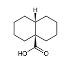 CIS-OCTAHYDRO-4A(2H)-NAPHTHALENECARBOXYLIC ACID结构式