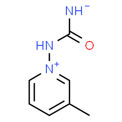 1-[[Amino(oxylato)methylene]amino]-3-methylpyridinium Structure