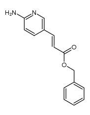 benzyl 3-(6-aminopyridin-3-yl)acrylate Structure