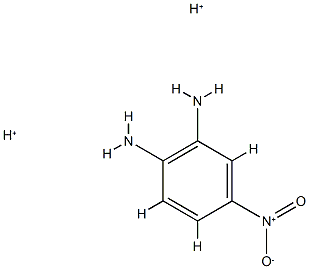 o-Phenylenediamine,4-nitro-,conjugate diacid (8CI)结构式